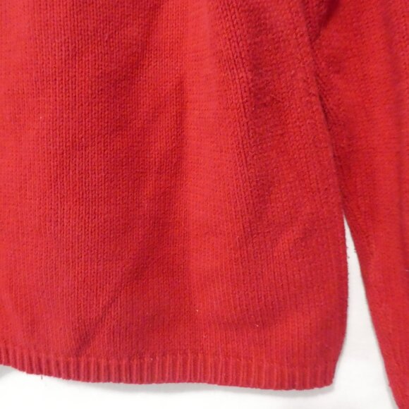 JOHN ASHFORD | small | Striped Red Knit Crewneck Sweater - Picture 15 of 16